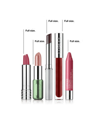 clinique lip vault: lipstick set