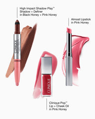 pink honey makeup bundle: eyes, cheeks, lips <br><s>$87</s> <span style="\2">$73</span> at checkout