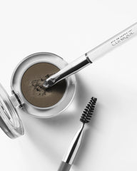 dual-ended eyebrow brush