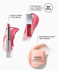 pink honey lip bundle + moisture surge™ 100h mini