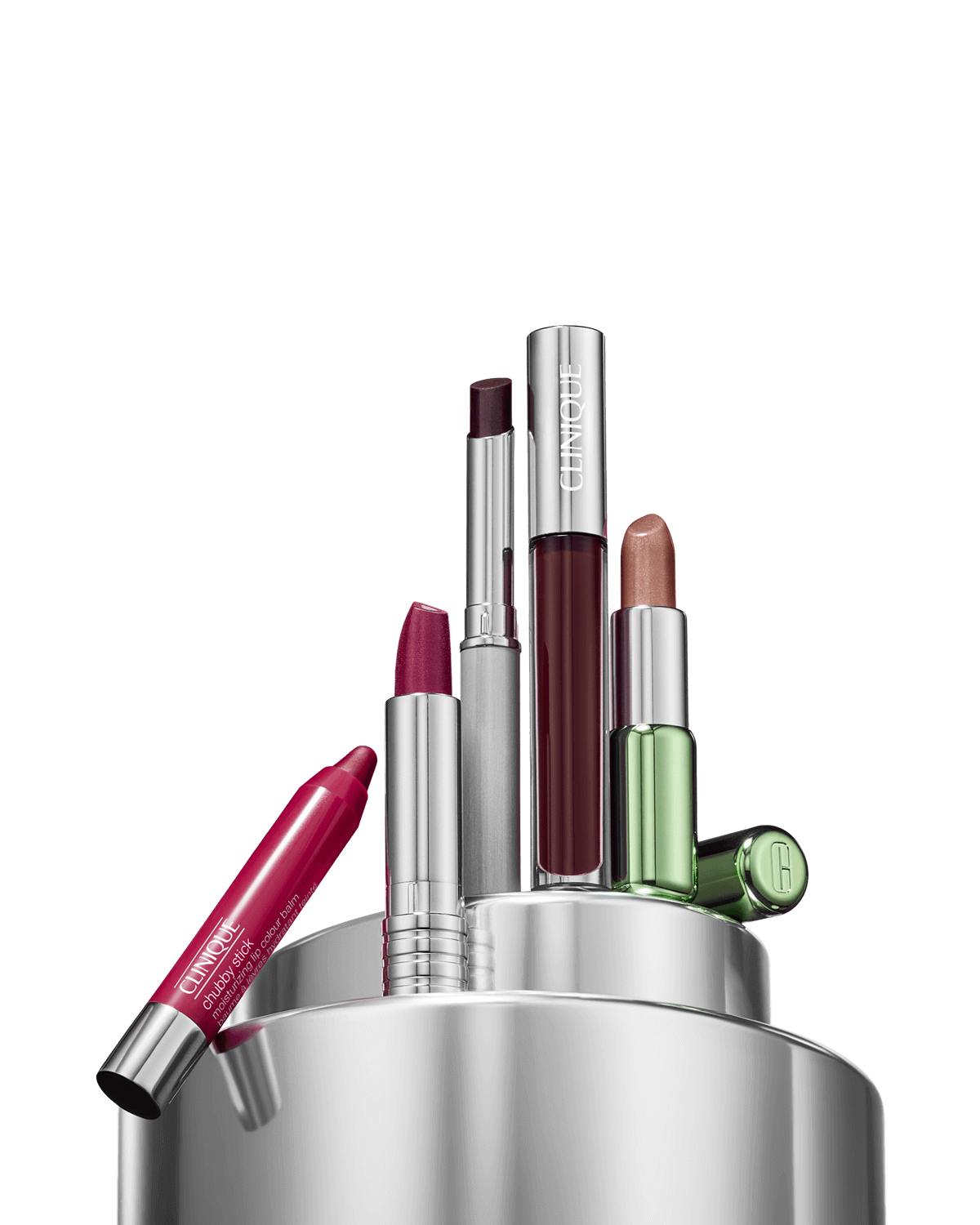 clinique lip vault: lipstick set